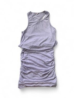 Sundry Size 2 Lavender Ruched Bodycon Cotton Dress